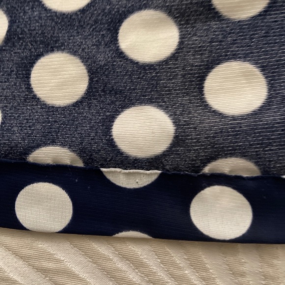 Mr Blackwell woman’s button up blue and white shirt used vintage large - Picture 10 of 11